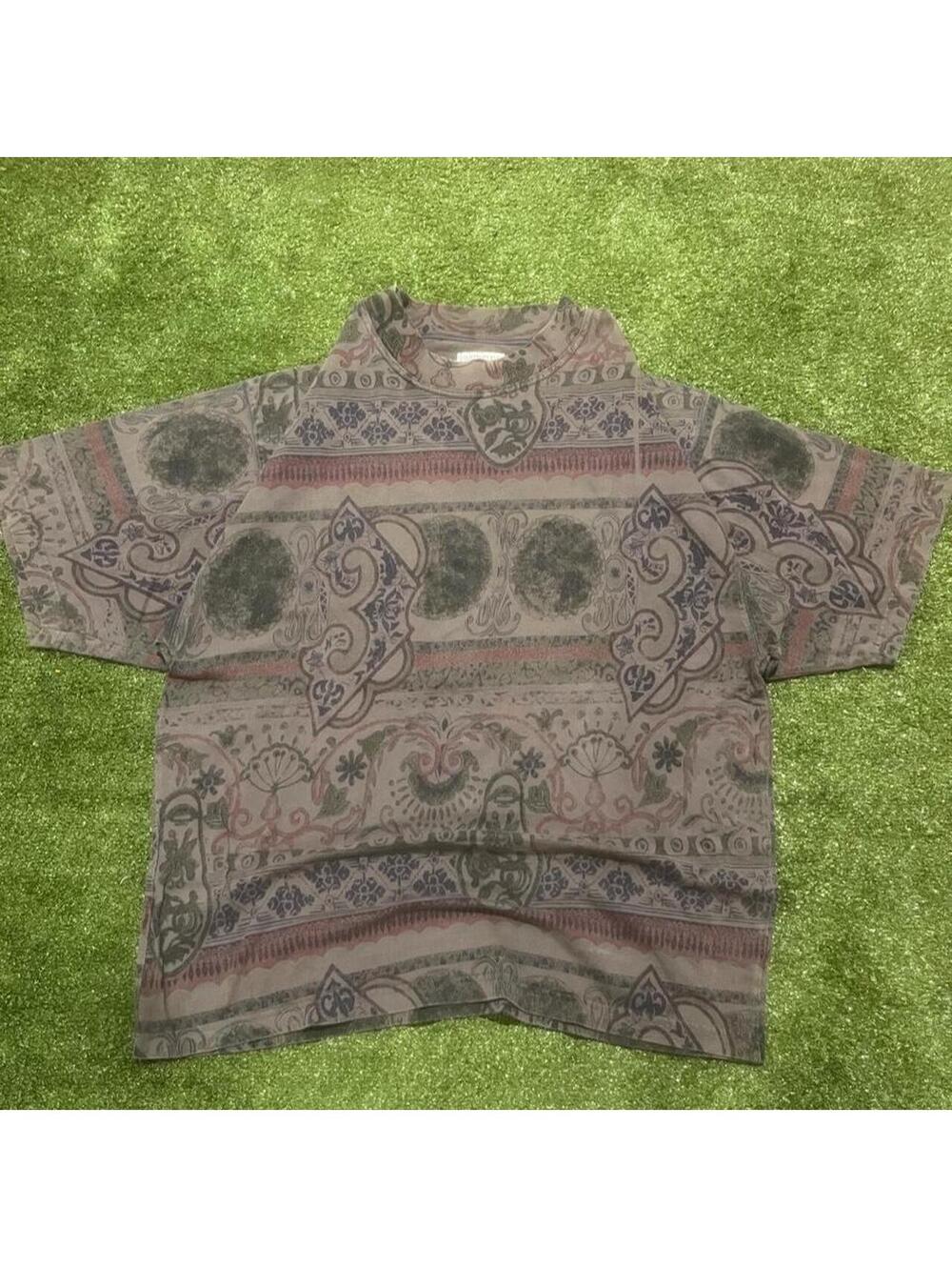 Vintage 90s Union Bay Multicoloured Paisley Print Button-Up Shirt Size L